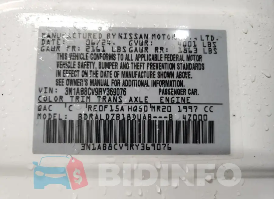 3N1AB8CV9RY369076 Photo# 12
