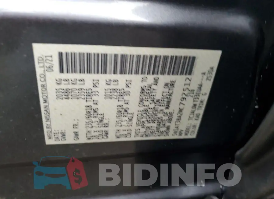 5N1AT3BA2MC792512 Photo# 12