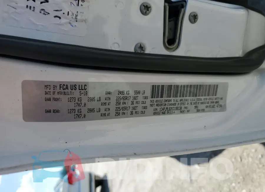 1C4PJMLB2KD199130 Photo# 13