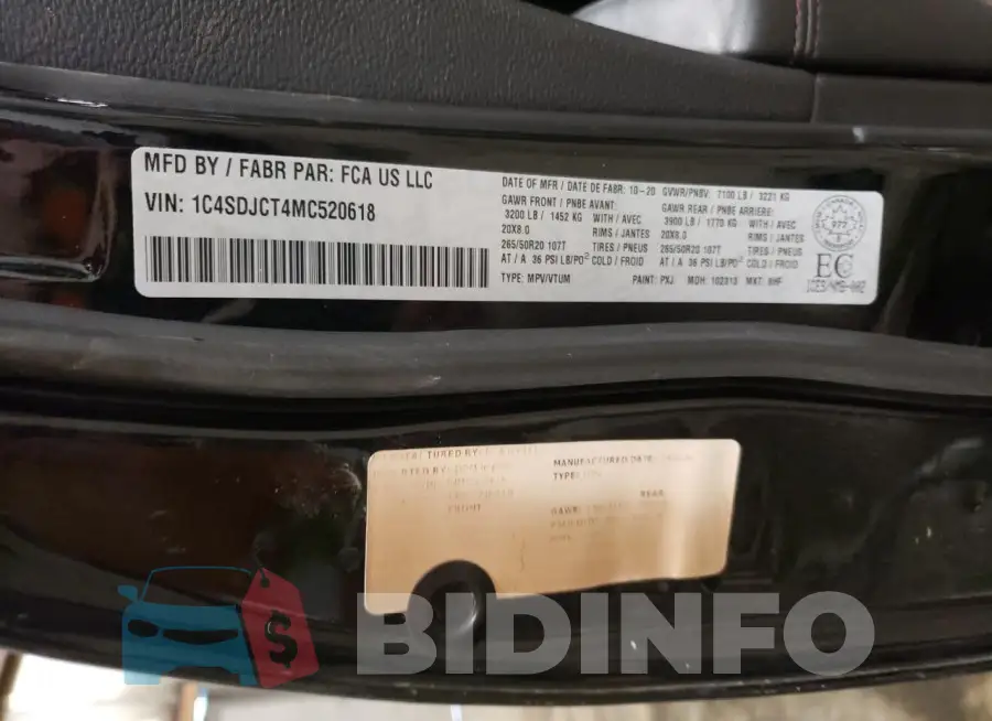 1C4SDJCT4MC520618 Photo# 13