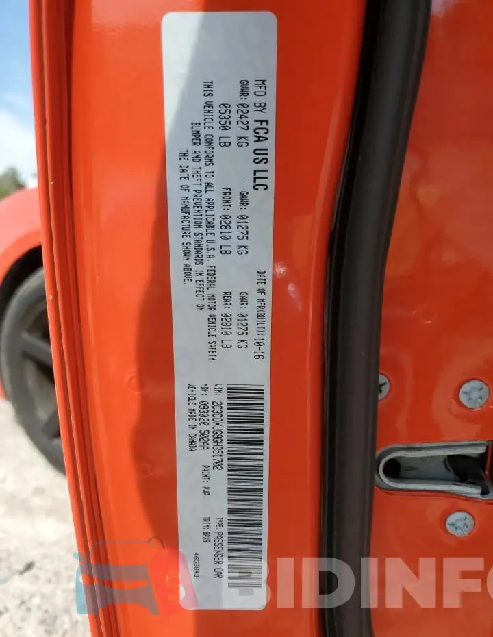 2C3CDXJG9GH351702 Photo# 13