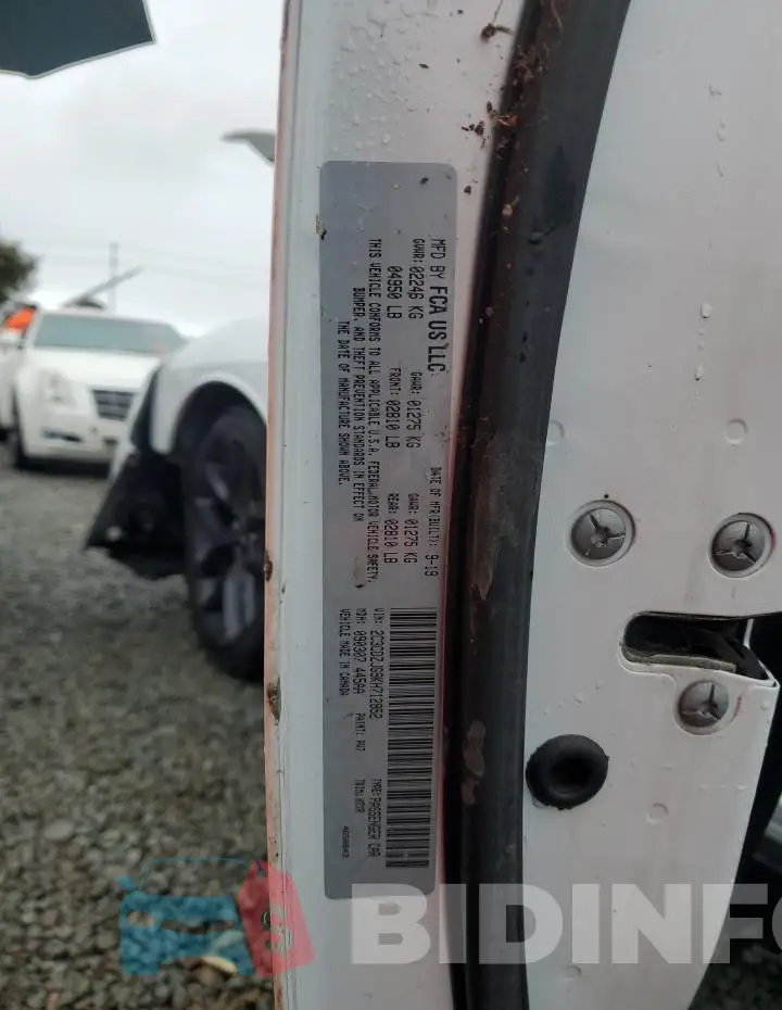 2C3CDZJG9KH712852 Photo# 13