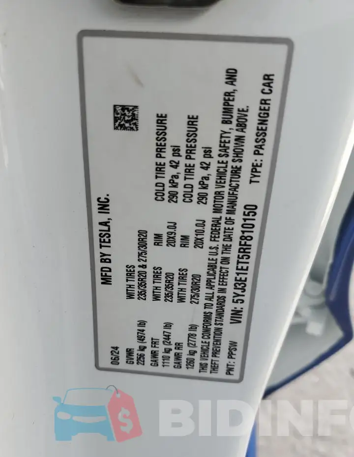 5YJ3E1ET5RF810150 Photo# 13