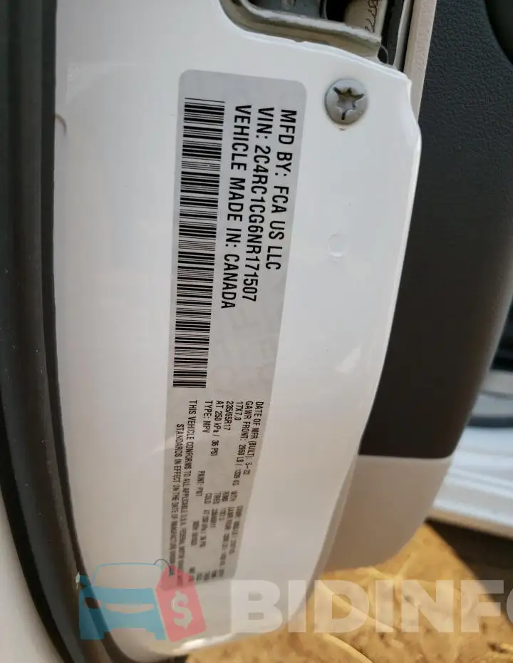 2C4RC1CG6NR171507 Photo# 13