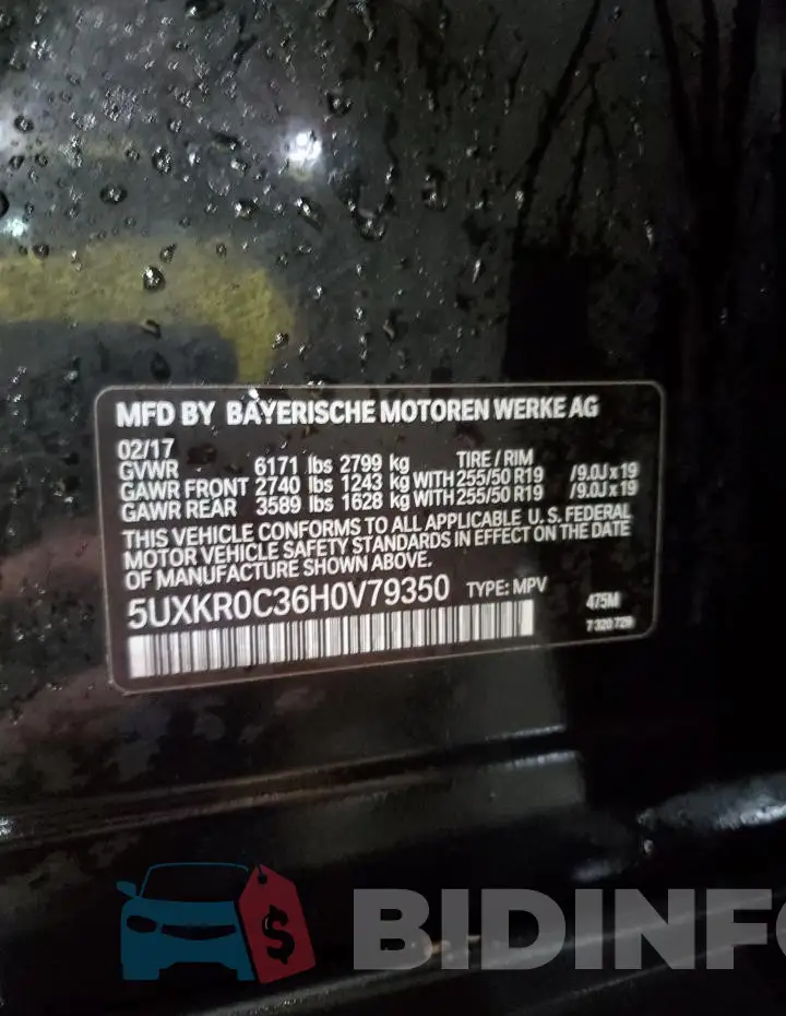 5UXKR0C36H0V79350 Photo# 13