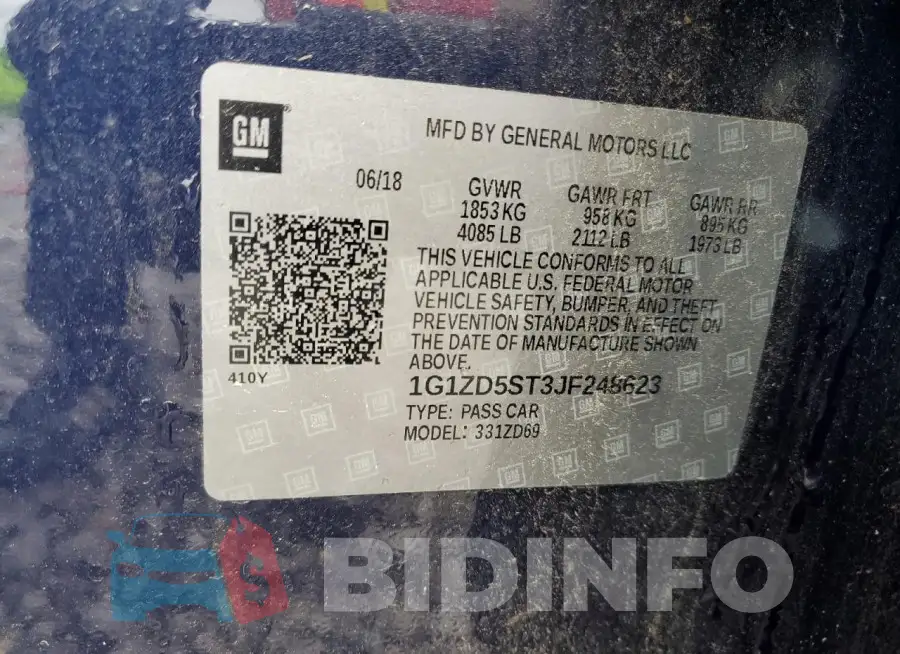 1G1ZD5ST3JF248623 Photo# 12