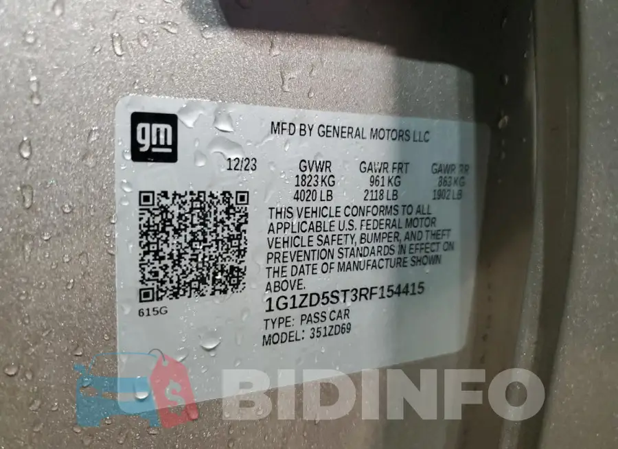 1G1ZD5ST3RF154415 Photo# 12