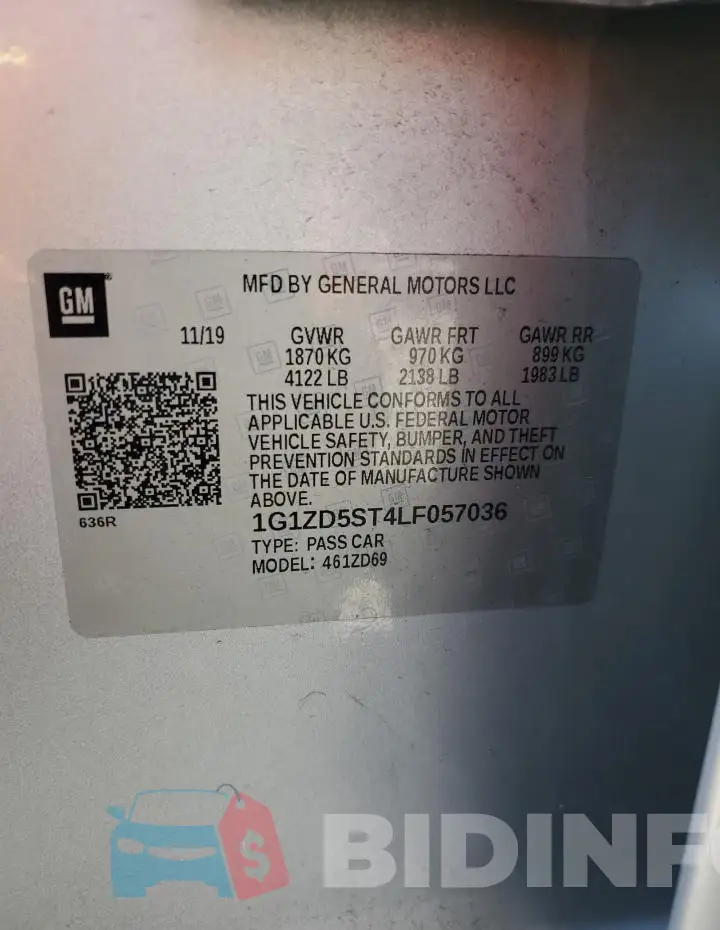 1G1ZD5ST4LF057036 Photo# 12