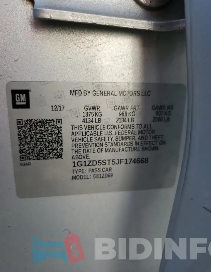 1G1ZD5ST5JF174668 Photo# 12