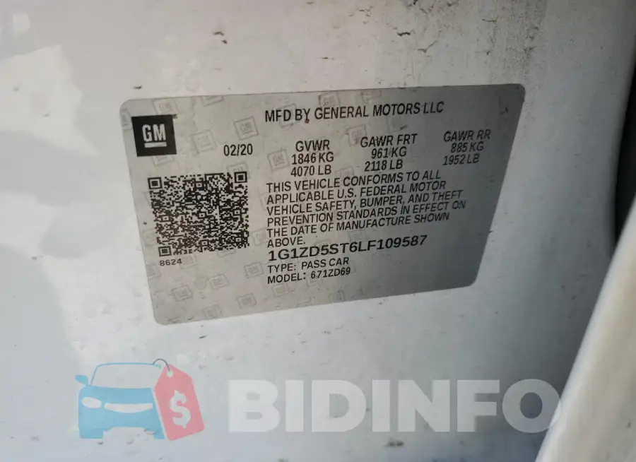 1G1ZD5ST6LF109587 Photo# 12