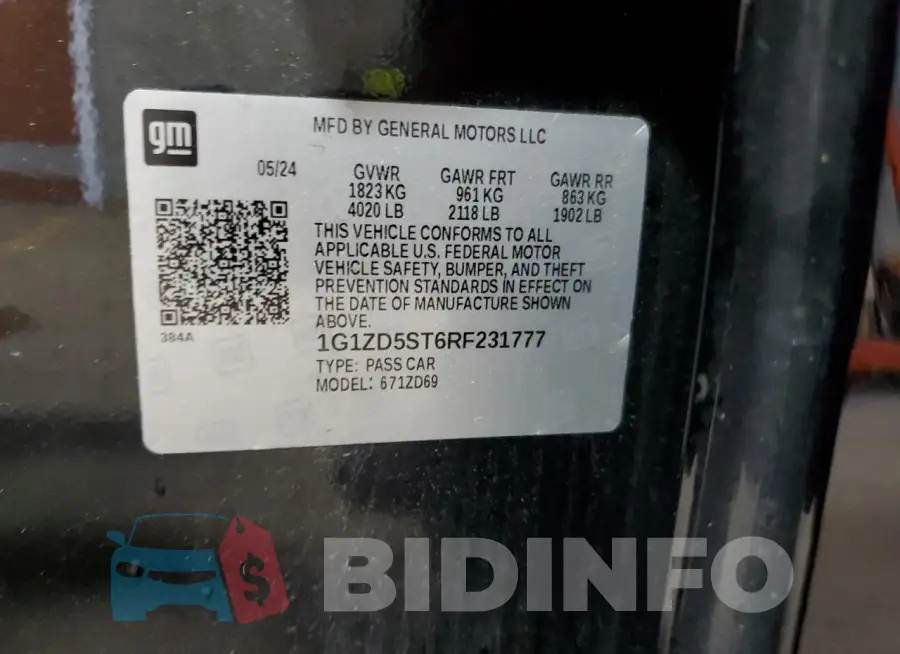 1G1ZD5ST6RF231777 Photo# 12