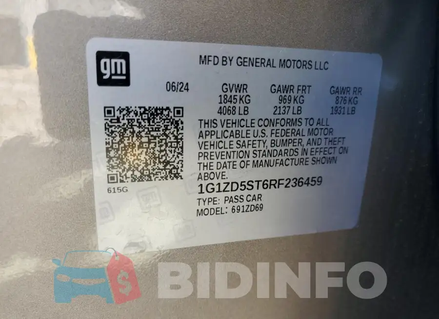 1G1ZD5ST6RF236459 Photo# 12