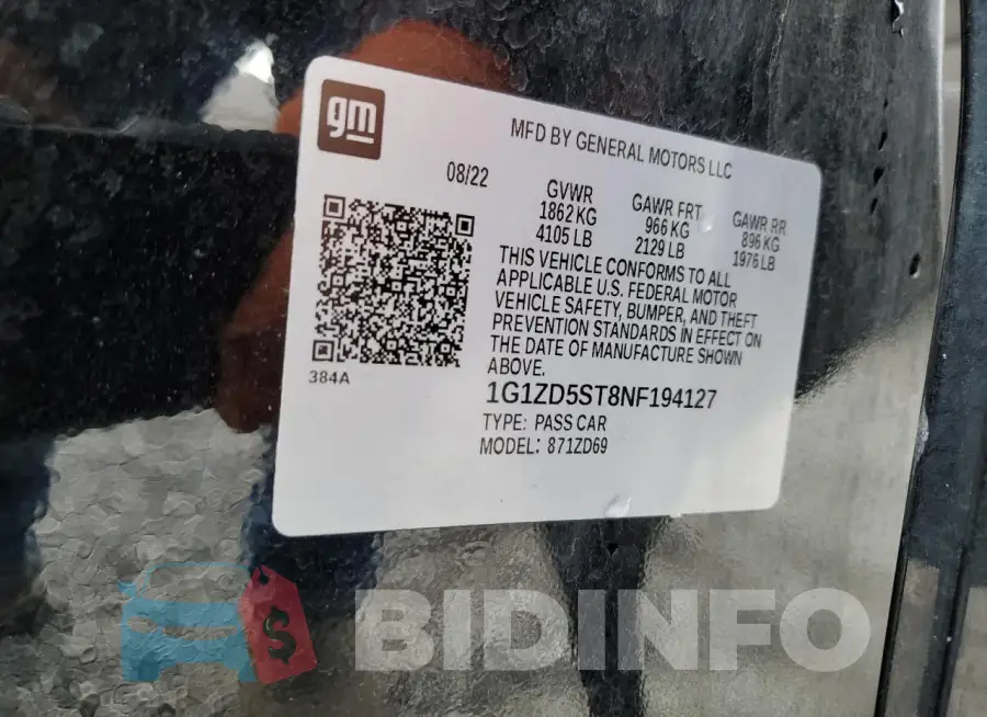 1G1ZD5ST8NF194127 Photo# 12