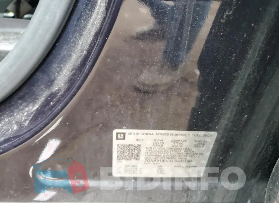 3GNAXUEVXLS547180 Photo# 13