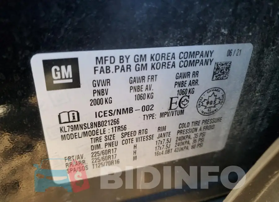 KL79MNSL8NB021266 Photo# 13