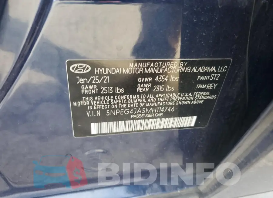 5NPEG4JA5MH114746 Photo# 12