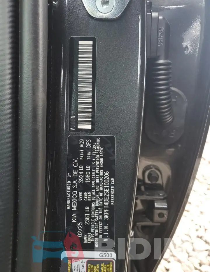 3KPFT4DE2SE100206 Photo# 13