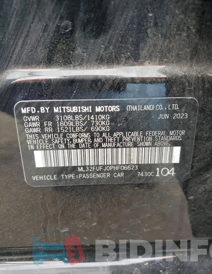ML32FUFJ0PHF06623 Photo# 12