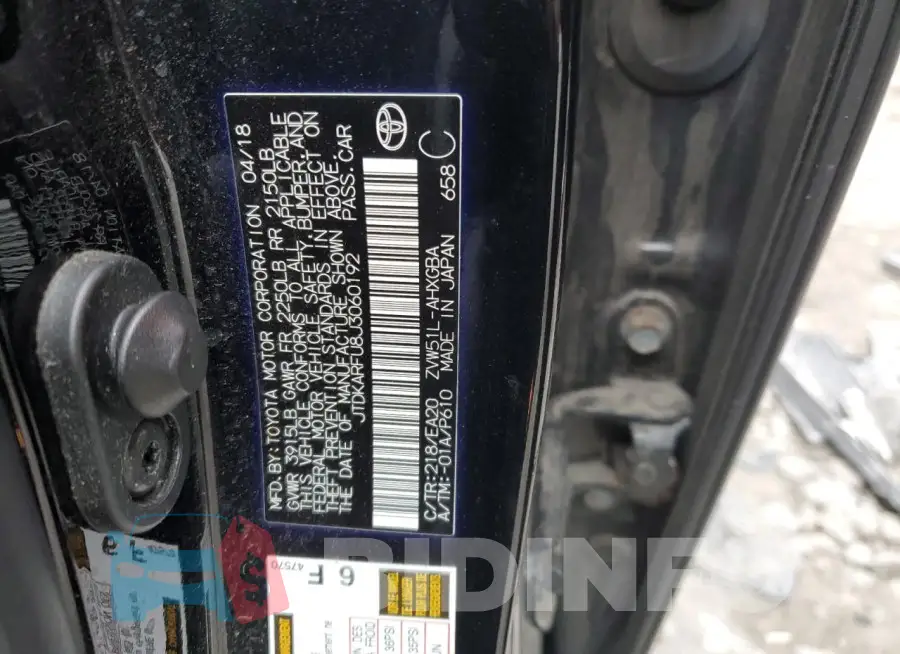 JTDKARFU8J3060192 Photo# 12