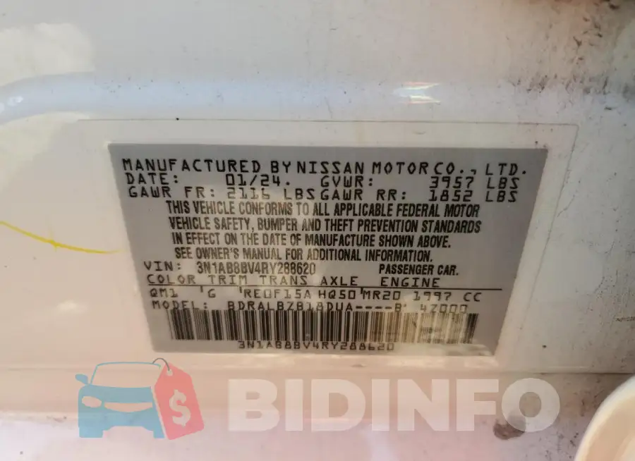 3N1AB8BV4RY288620 Photo# 12