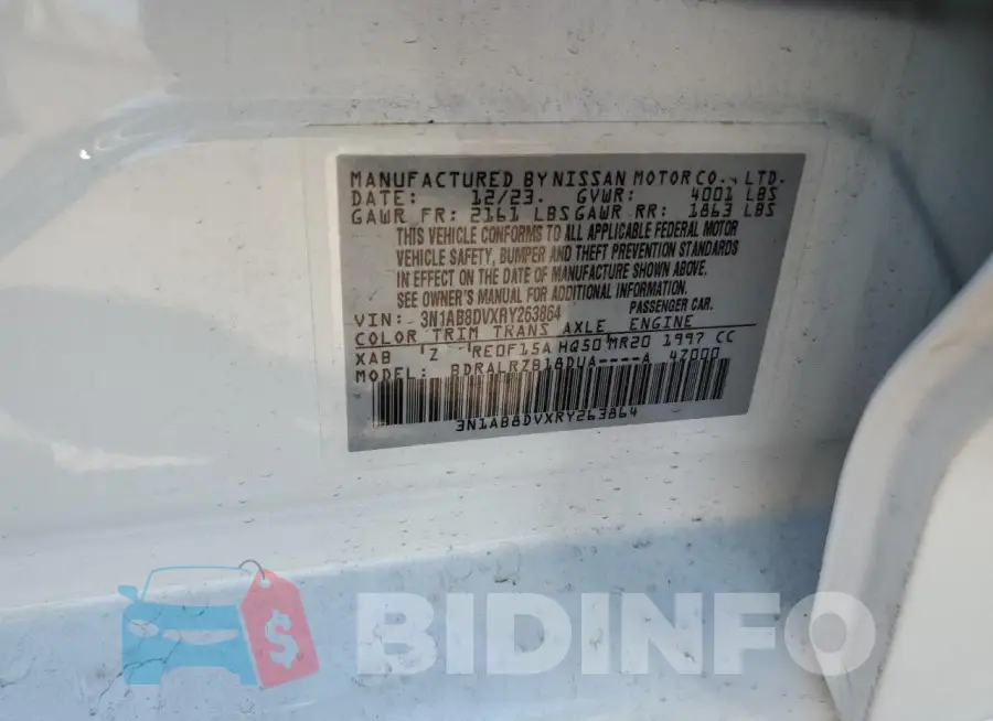 3N1AB8DVXRY263864 Photo# 12