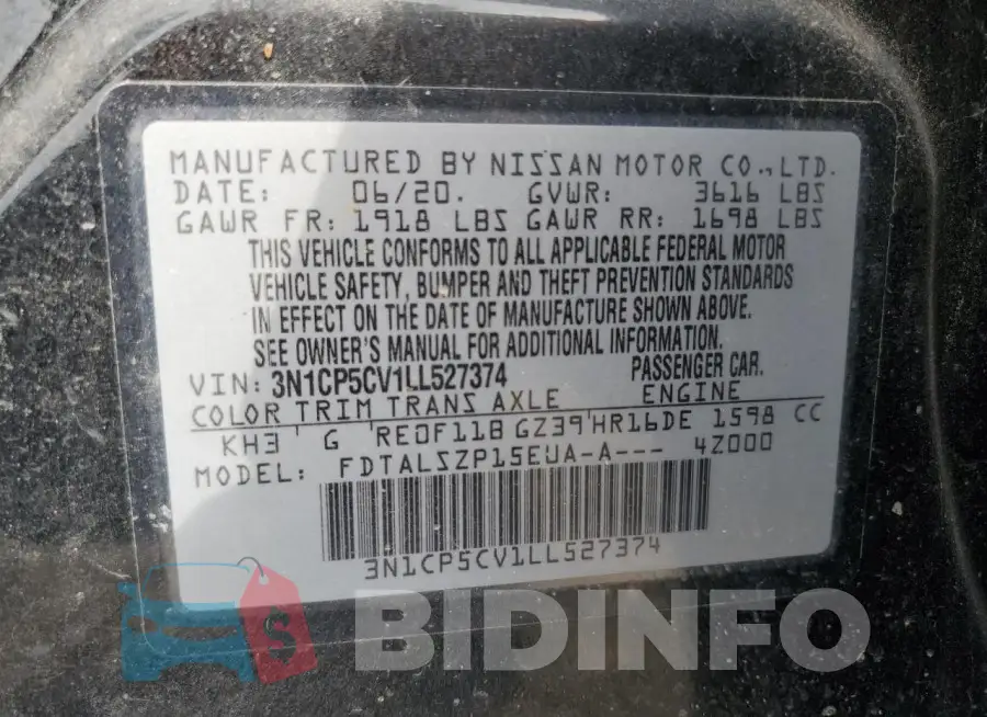 3N1CP5CV1LL527374 Photo# 13