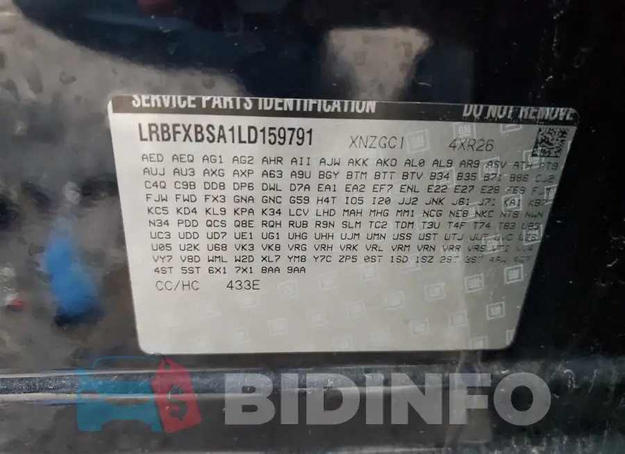 LRBFXBSA1LD159791 Photo# 13