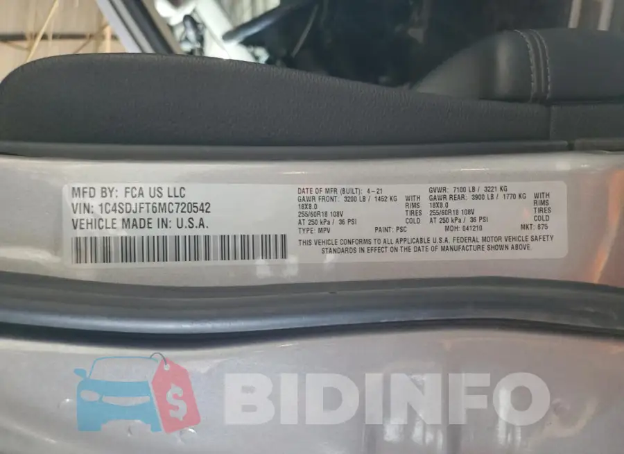 1C4SDJFT6MC720542 Photo# 12