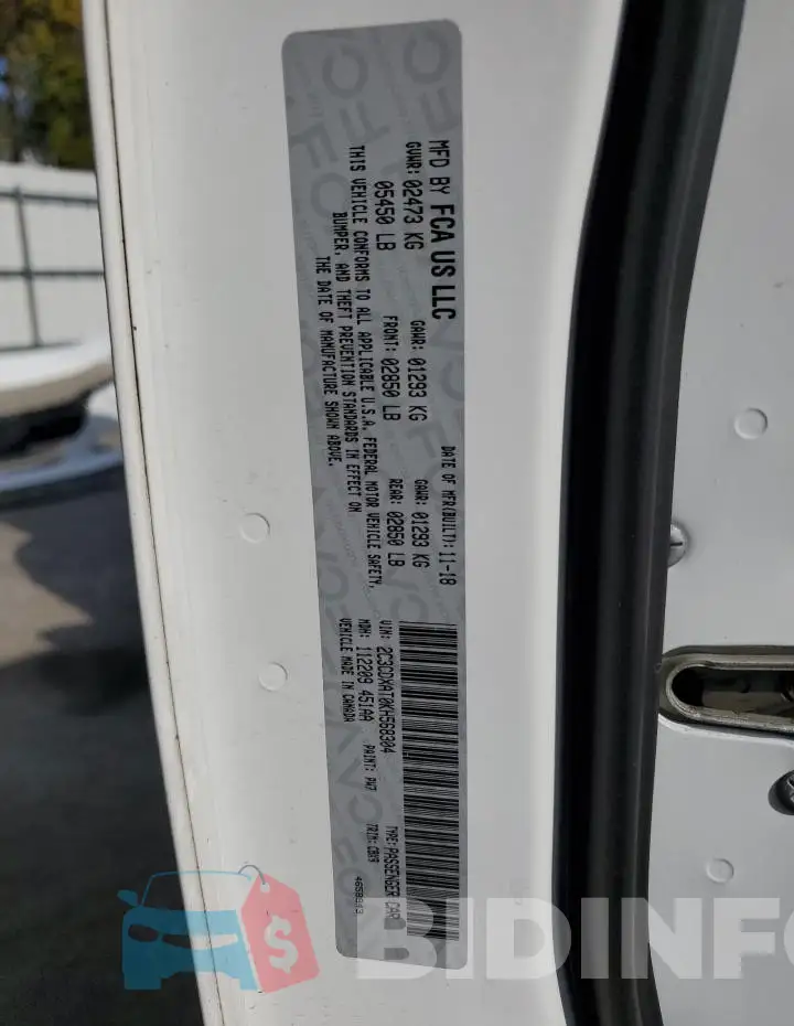 2C3CDXAT0KH568304 Photo# 12