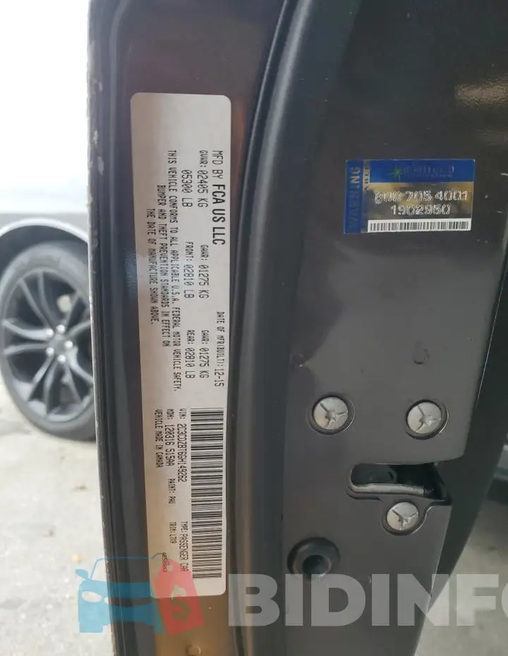 2C3CDZBT6GH149262 Photo# 12