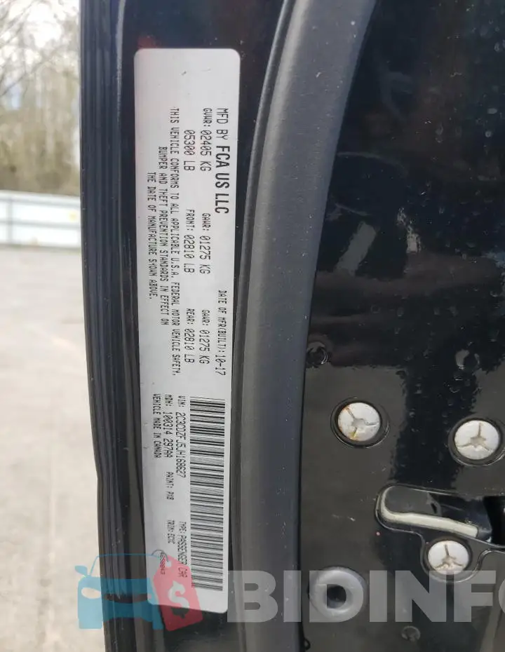 2C3CDZFJ5JH168627 Photo# 12