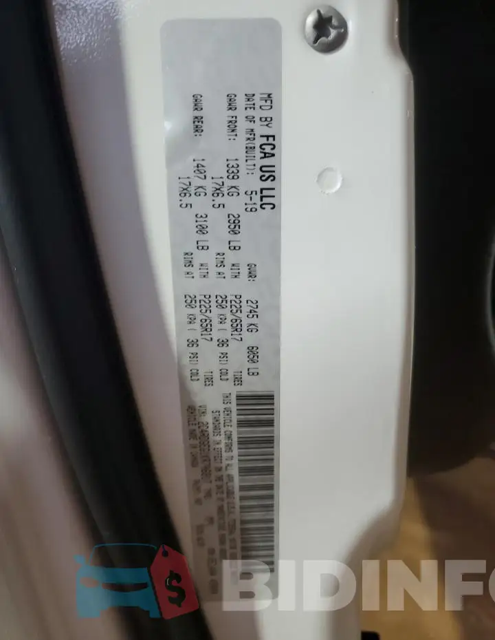 2C4RDGEG1KR706817 Photo# 13