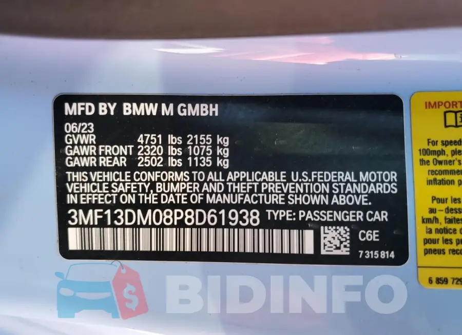 3MF13DM08P8D61938 Photo# 12