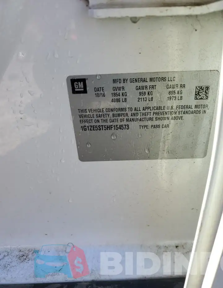 1G1ZE5ST5HF154573 Photo# 12