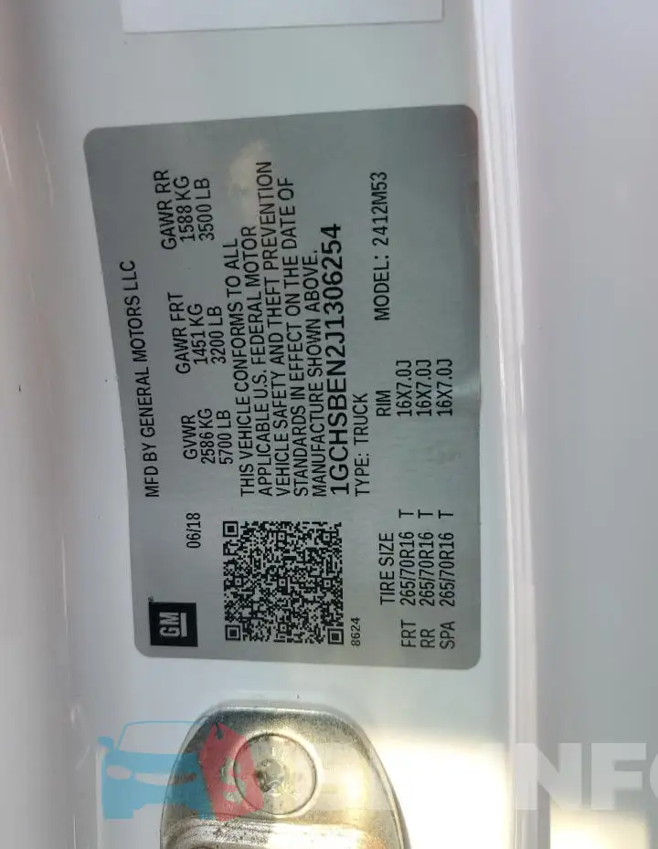 1GCHSBEN2J1306254 Photo# 12