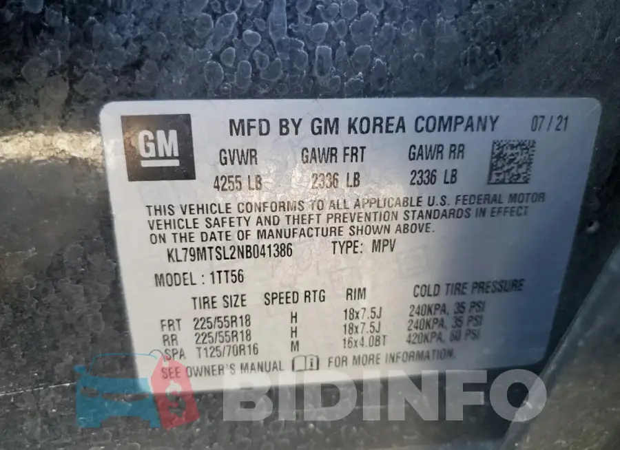 KL79MTSL2NB041386 Photo# 14