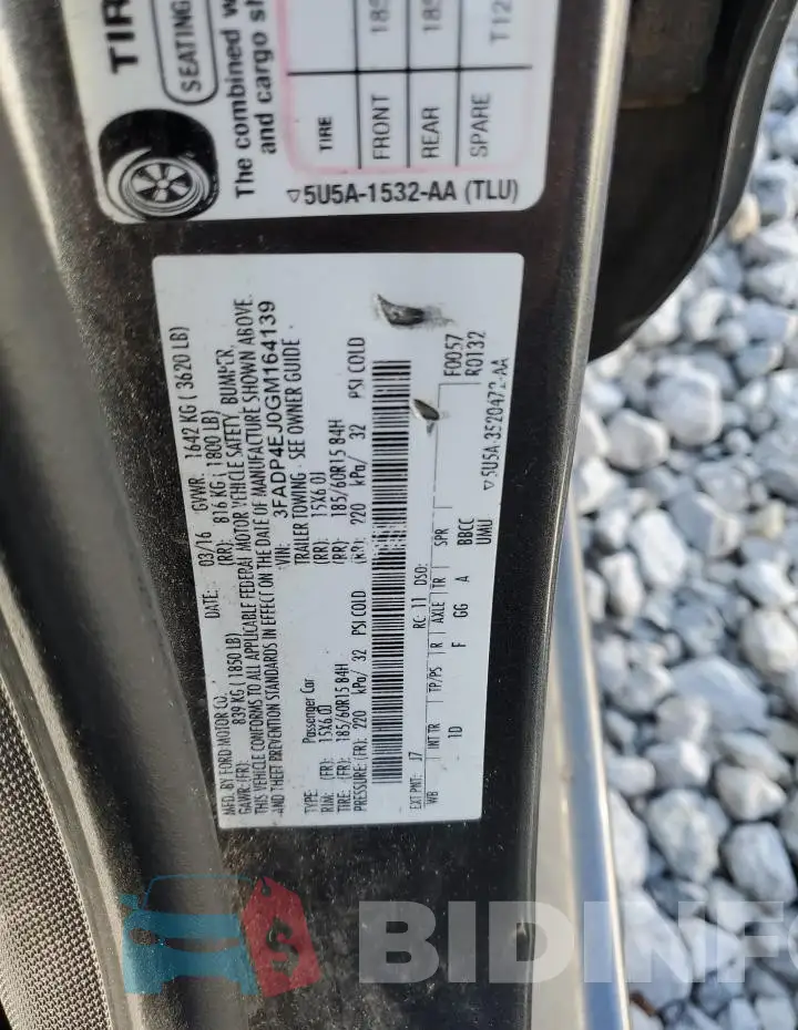 3FADP4EJ0GM164139 Photo# 13