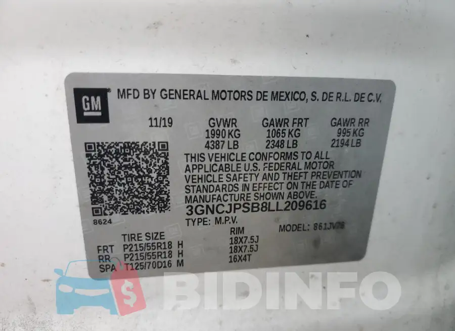 3GNCJPSB8LL209616 Photo# 13