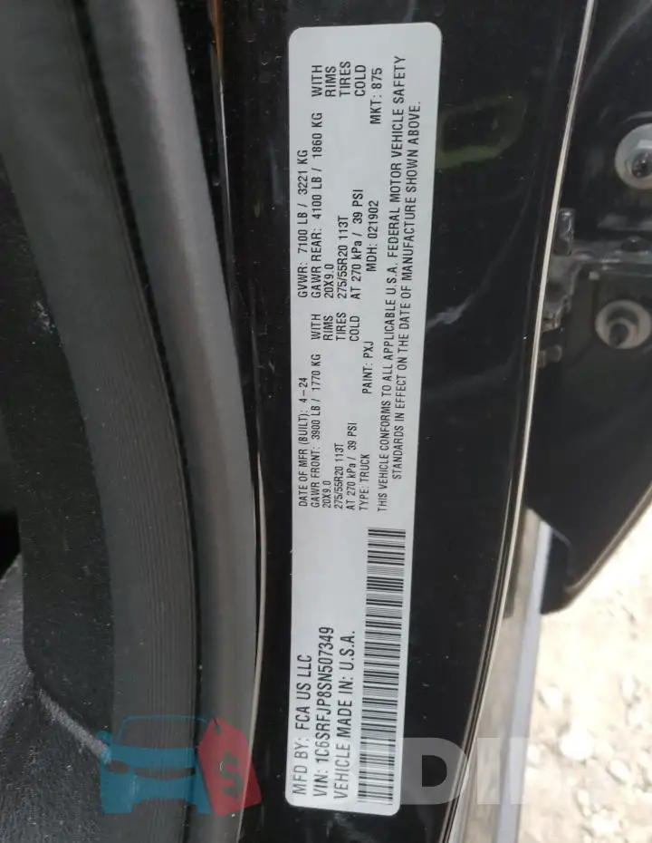 1C6SRFJP8SN507349 Photo# 12