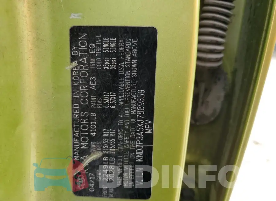 KNDJP3A5XJ7889359 Photo# 14