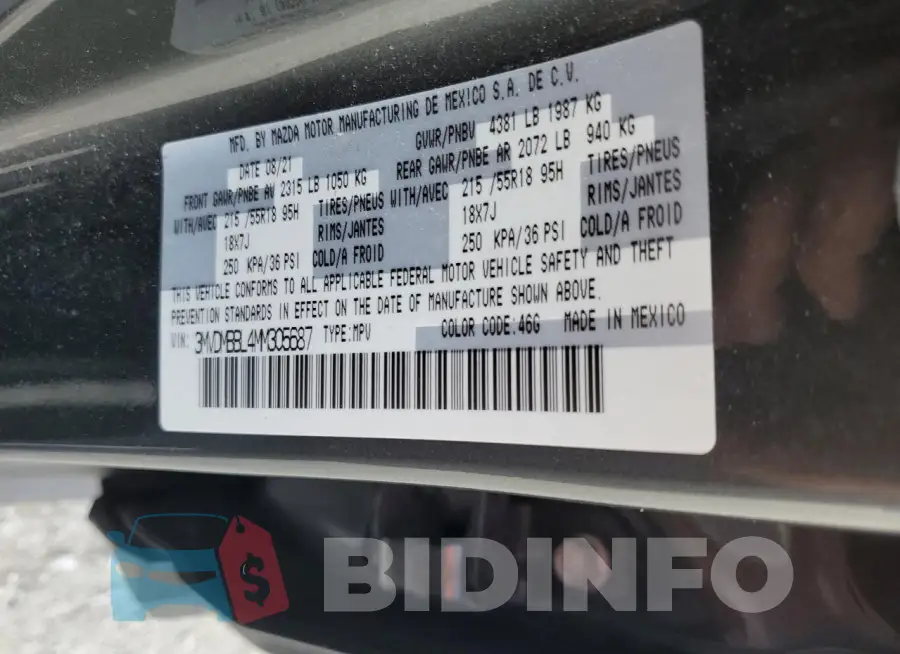 3MVDMBBL4MM305687 Photo# 12