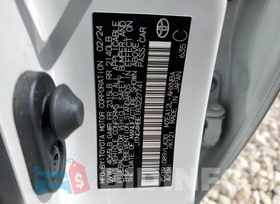 JTNC4MBE1R3227741 Photo# 12
