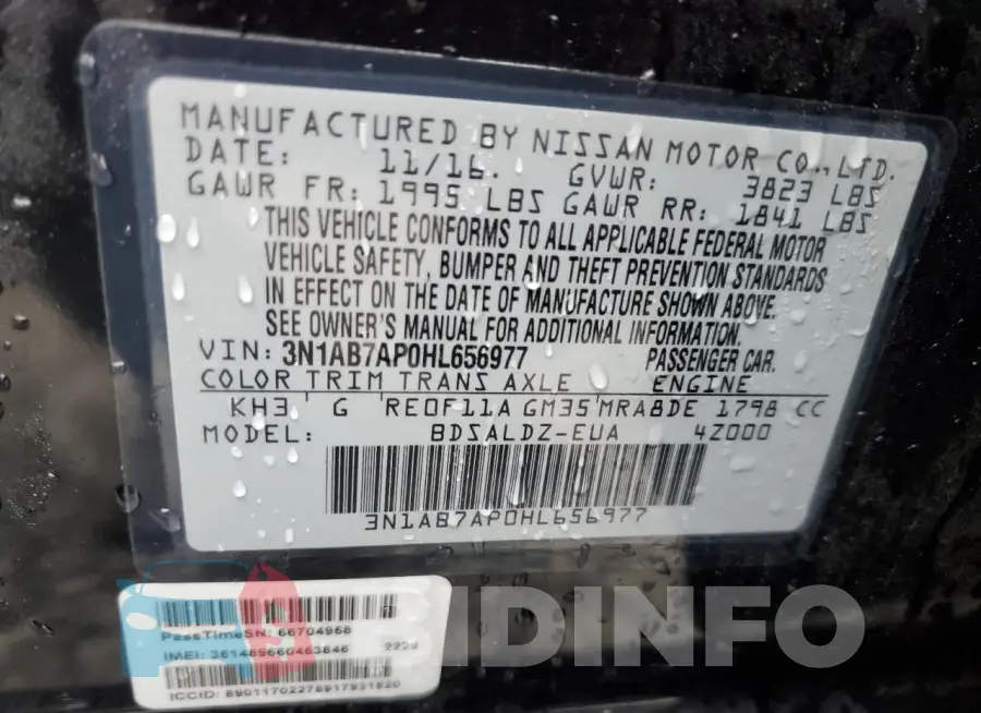 3N1AB7AP0HL656977 Photo# 13