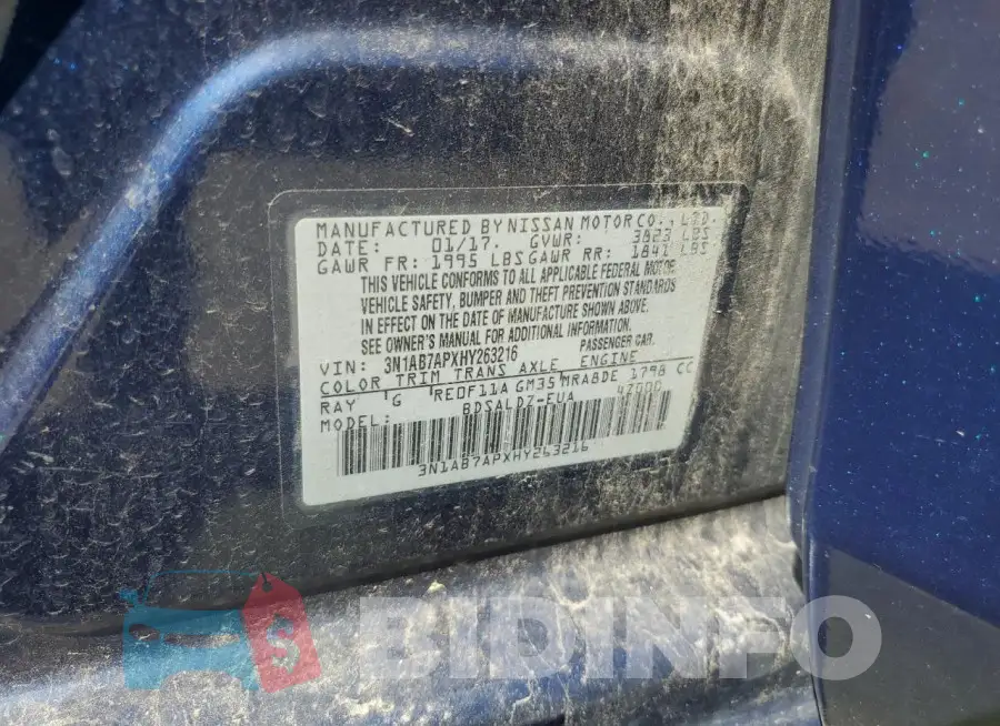 3N1AB7APXHY263216 Photo# 12