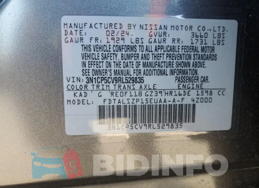 3N1CP5CV9RL529835 Photo# 13