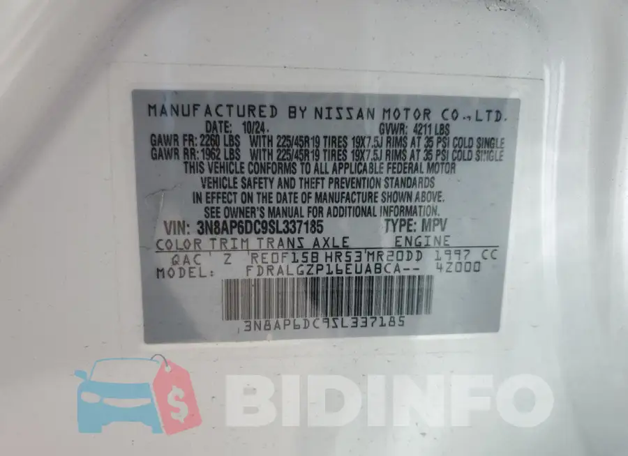 3N8AP6DC9SL337185 Photo# 14