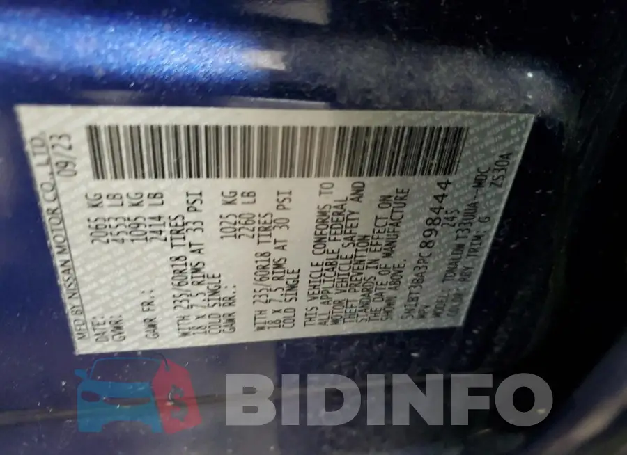 5N1BT3BA3PC898444 Photo# 14