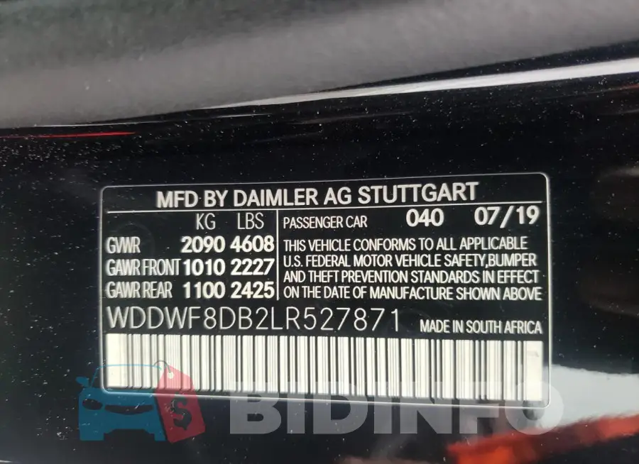 WDDWF8DB2LR527871 Photo# 12