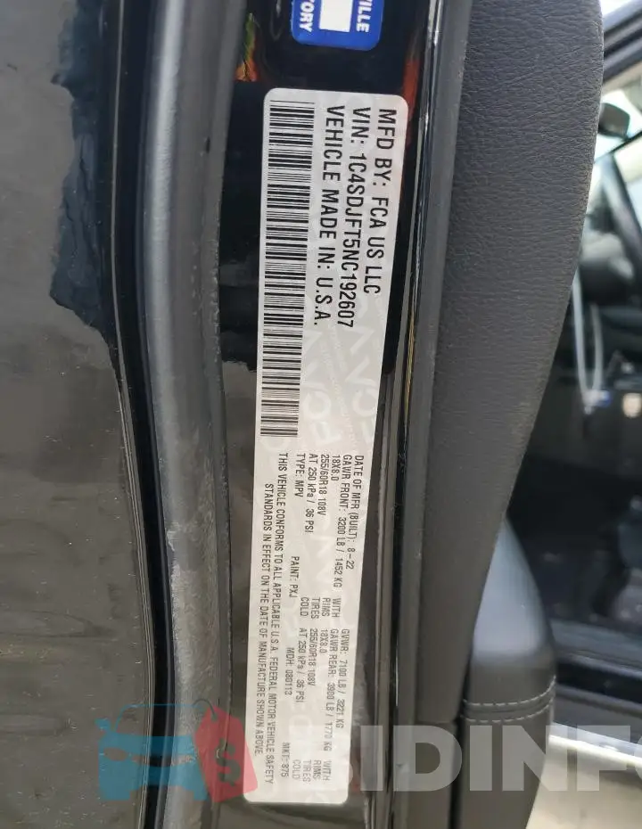 1C4SDJFT5NC192607 Photo# 13