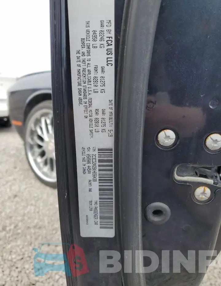 2C3CDZAG5KH656439 Photo# 12